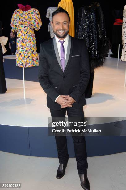 Nick Verreos attends LACMA Costume Council Attends the FIDM 2010 Debut Runway Show Rehearsal at Barkar Hanger on March 11, 2010 in Santa Monica,...