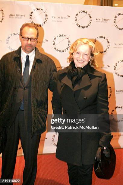 And Susan Stroman attend New York Philharmonic Spring Gala Performance of Sondheim at Avery Fisher Hall on March 15, 2010 in New York City.
