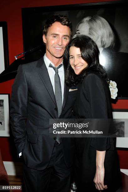 Antony Todd and Amanda Ross attend "Pisces" Birthday Party of John Demsey, Alina Cho and Marilyn Gauthier at Private Residence on March 15, 2010 in...