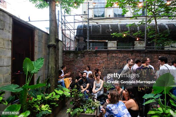 Atmosphere during the "NYC Celebrates New Collaboration with Tim Barber" at Saturdays NYC on July 19, 2017 in New York City.