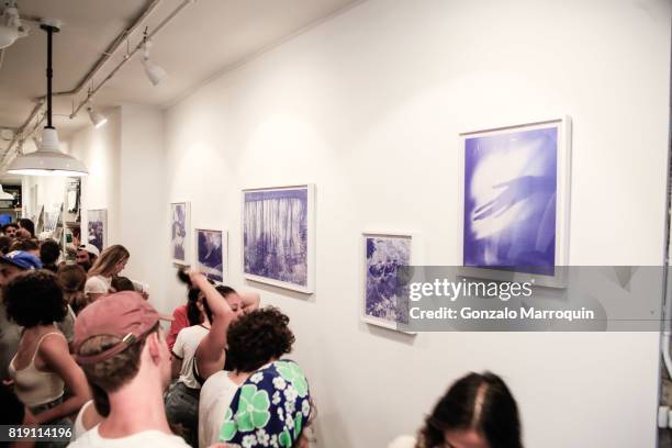 Atmosphere during the "NYC Celebrates New Collaboration with Tim Barber" at Saturdays NYC on July 19, 2017 in New York City.