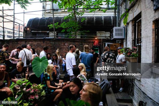 Atmosphere during the "NYC Celebrates New Collaboration with Tim Barber" at Saturdays NYC on July 19, 2017 in New York City.