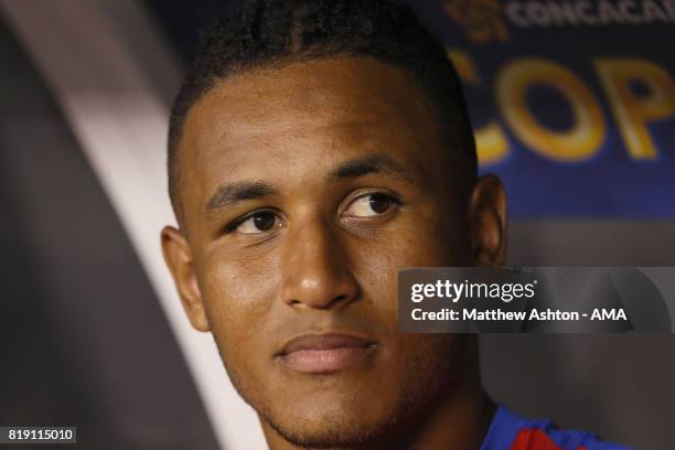 Juan Agudelo of United States of America during the 2017 CONCACAF Gold Cup Quarter Final match between United States of America and El Salvador at...