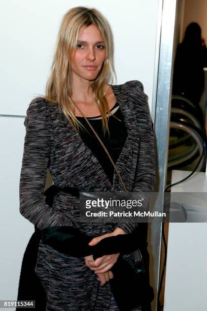 Fernanda Lima attends TOOLS FOR THOUGHT: REBUILD HAITI With Special Performance By PATTI SMITH at Sotheby's on March 15, 2010 in New York City.