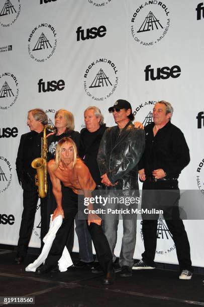 The Stooges attends FUSE presents the 2010 Rock And Roll Hall of Fame induction ceremony at Waldorf Astoria NYC on March 15, 2010.