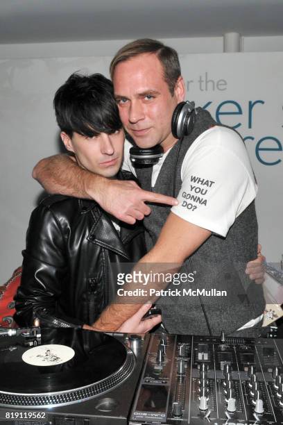 Geordon Nicol and Paul Sevigny attend The DARKER SIDE OF GREEN at Skylight West on March 30, 2010 in New York City.