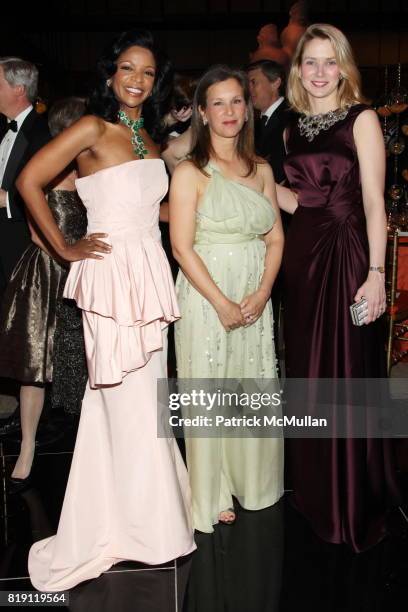 Pamela Joyner, Elizabeth Miller and Marissa Mayer attend THE SCHOOL OF AMERICAN BALLET Winter Ball 2010 at David H. Koch Theater on March 1, 2010 in...