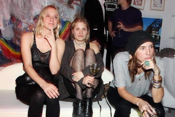 Chloe Sevigny, Erin Krause and Mirabelle Marden attend Vito Schnabel Hosts A Private Celebration of THE BRUCENNIAL 2010 at 350 West Broadway on March...