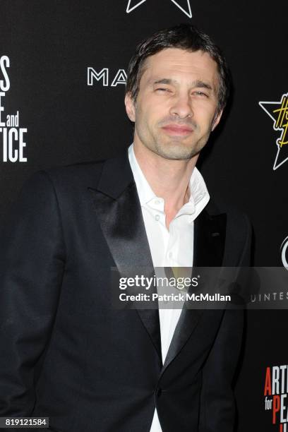 Olivier Martinez attends 3rd Annual Pre-Oscar Hollywood DOMINO Gala Benefiting Artists for Peace and Justice at BAR 210 on March 4, 2010 in Beverly...