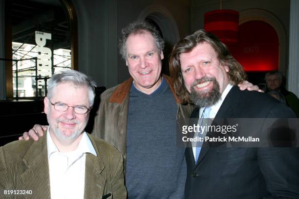 Christopher Durang, J. O. Sanders and Oskar Eustis attend THE PUBLIC THEATRE Kicks Off Building Renovations and Launches CAPITAL CAMPAIGN With...