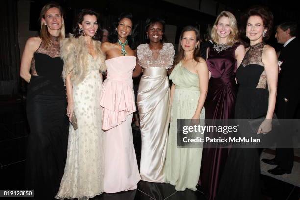 Christine Dutreil, Fe Fendi, Pamela Joyner, Deborah Roberts, Elizabeth Miller, Marissa Mayer and Dayle Haddon attend THE SCHOOL OF AMERICAN BALLET...