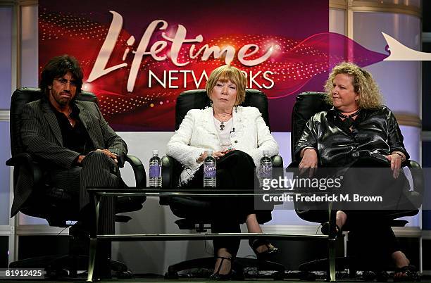 Director Christian Duguay, actress Shirley MaClaine, and executive producer Carrie Stein of "Coco Chanel" speak during day four of the Lifetime...