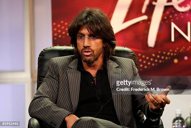 Director Christian Duguay of "Coco Chanel" speaks during day four of the Lifetime Channel 2008 Summer Television Critics Association Press Tour held...