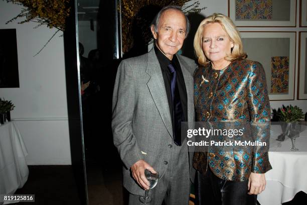 Ben Gazzara and Jan Cushing attend LITERACY PARTNERS Evening of Reading Gala Kick-Off Event at Michael's on March 1, 2010 in New York City.