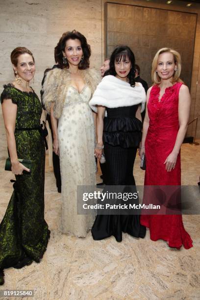 Alexandra Lebenthal, Fe Fendi, Patricia Shiah and Gillian Miniter attend THE SCHOOL OF AMERICAN BALLET Winter Ball 2010 at David H. Koch Theater on...