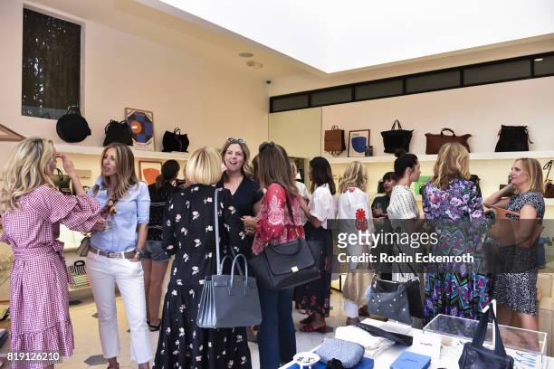 Atmosphere as seen at the release party for "Fun Mom Dinner" at Clare V. On July 19, 2017 in West Hollywood, California.