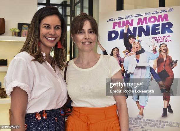 Producer Naomi Scott and Director Alethea Jones attend the release party for "Fun Mom Dinner" at Clare V. On July 19, 2017 in West Hollywood,...