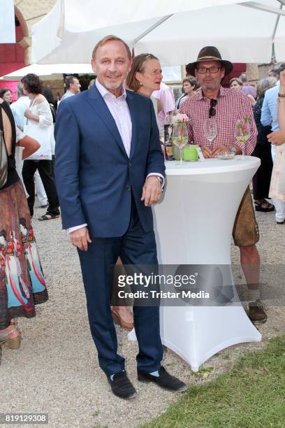 German actor Alexander Held during the Haindling concert at the Thurn & Taxis Castle Festival 2017 on July 19, 2017 in Regensburg, Germany.