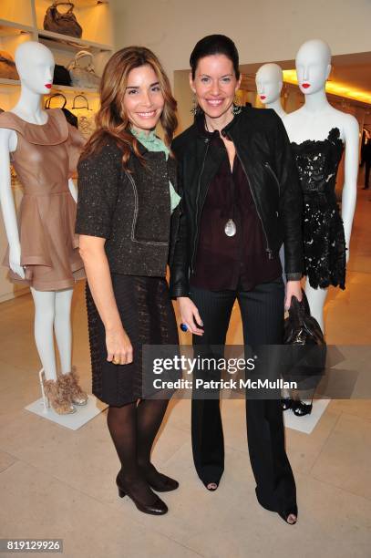 ? and ? attend VALENTINO Spring/ Summer 2010 Collection Private Luncheon and Presentation hosted by Samantha Boardman Rosen, Shala Monroque, Danielle...