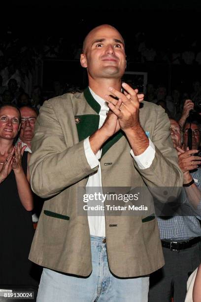 Albert von Thurn und Taxis during the Haindling concert at the Thurn & Taxis Castle Festival 2017 on July 19, 2017 in Regensburg, Germany.