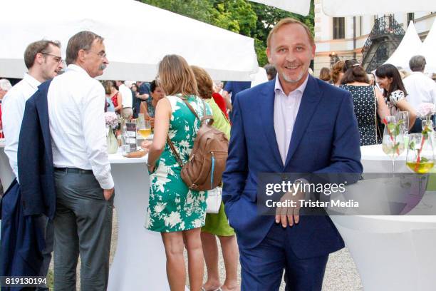 German actor Alexander Held during the Haindling concert at the Thurn & Taxis Castle Festival 2017 on July 19, 2017 in Regensburg, Germany.