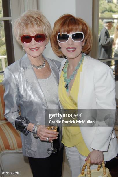 Karen Sharpe Kramer and Kat Kramer attend Private Luncheon with Dennis Hopper to Celebrate his Star on the Hollywood Walk of Fame at Private...