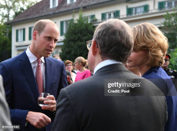 Prince William, Duke of Cambridge attends The Queen's Birthday Party at the British Ambassadorial Residenceduring an official visit to Poland and...