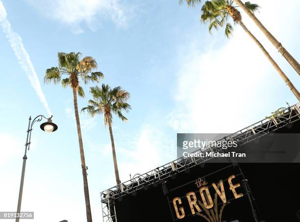 General view of atmosphere onstage during the Citi presents The Grove Summer Concert Series held at The Grove on July 19, 2017 in Los Angeles,...
