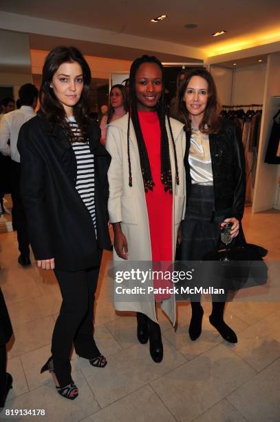 Fernanda Niven, Shala Monroque and Samantha Boardman Rosen attend VALENTINO Spring/ Summer 2010 Collection Private Luncheon and Presentation hosted...