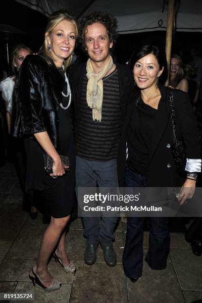 Nadja Swarovski, Yves Behar, Patti Kim attend NICOLAS BERGGRUEN's 2010 Annual Party at the Chateau Marmont on March 3, 2010 in West Hollywood,...