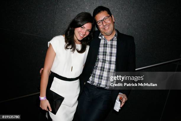 Lauren Hurst and Tom Mendes attend MoMA hosts opening night benefit for THE ARMORY SHOW 2010 at MoMA on March 3, 2010 in New York.