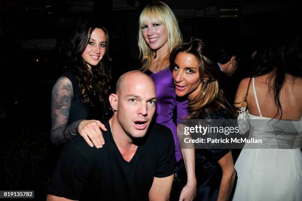 Ali Kay, Alex von Furstenberg, Ashley Shelton, Dori Cooperman attend NICOLAS BERGGRUEN's 2010 Annual Party at the Chateau Marmont on March 3, 2010 in...