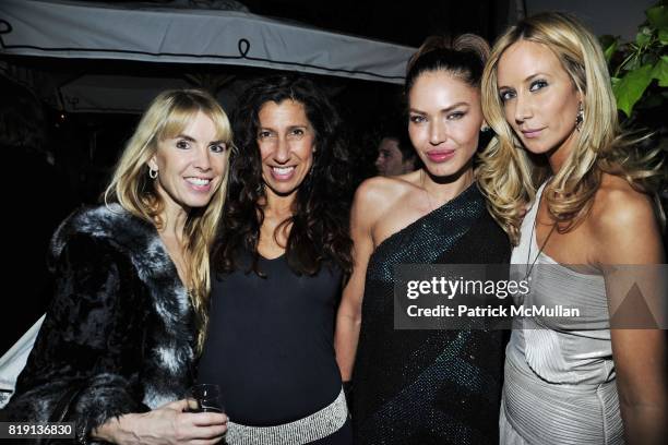 Julia Verdin, Janet Eisner, Ozlem Onal, Lady Victoria Hervey attend NICOLAS BERGGRUEN's 2010 Annual Party at the Chateau Marmont on March 3, 2010 in...