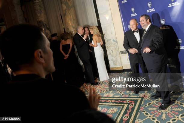 Commissioner Raymond Kelly and Drew Nieporent attend NEW YORK CITY POLICE FOUNDATION 32nd Annual Gala at Waldorf=Astoria on March 16, 2010 in New...