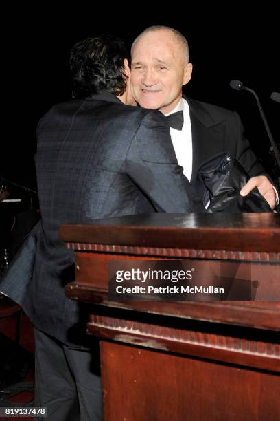 Marc Anthony and Commissioner Raymond Kelly attend NEW YORK CITY POLICE FOUNDATION 32nd Annual Gala at Waldorf=Astoria on March 16, 2010 in New York...