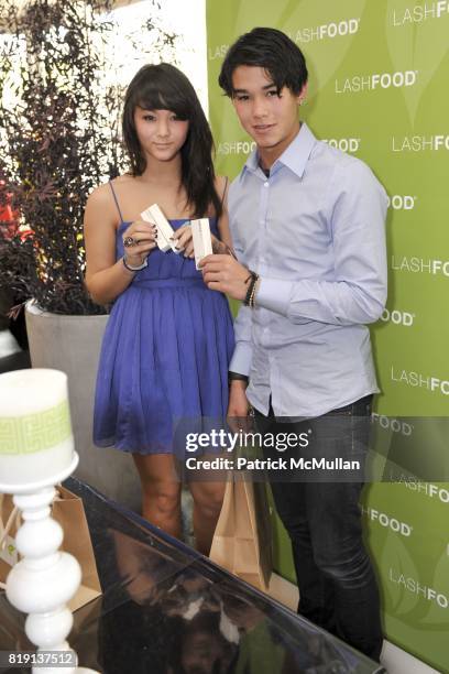 Fivel Stewart and BooBoo Stewart attend Silver Spoon Presents Oscar Weekend Red Cross Event For Haiti Relief at Interior Illusions on March 3, 2010...