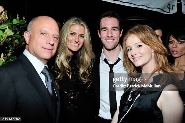 Chris Albrecht, Montana Coady, James Van Der Beek, Kimberly Brook attend NICOLAS BERGGRUEN's 2010 Annual Party at the Chateau Marmont on March 3,...