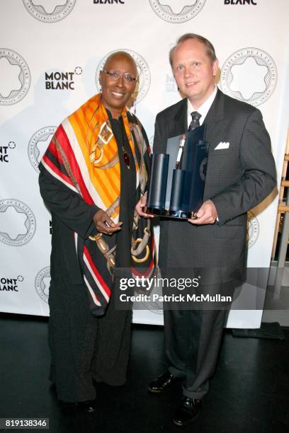 Judith Jamison and Jan-Patrick Schmitz attend MONTBLANC And ALVIN AILEY AMERICAN DANCE THEATRE Honor JUDITH JAMISON at Alvin Ailey American Dance...