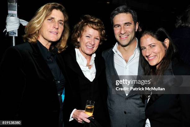 Cynthia Wornham, Ann Philbin, Michael Govan, Katherine Ross attend NICOLAS BERGGRUEN's 2010 Annual Party at the Chateau Marmont on March 3, 2010 in...