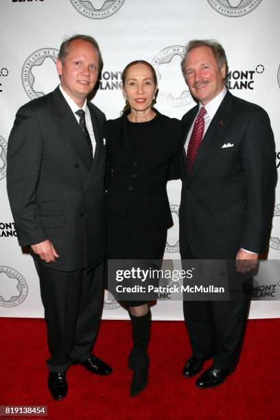 Jan-Patrick Schmitz, Elizabeth Mirante and Arthur Mirante attend MONTBLANC And ALVIN AILEY AMERICAN DANCE THEATRE Honor JUDITH JAMISON at Alvin Ailey...