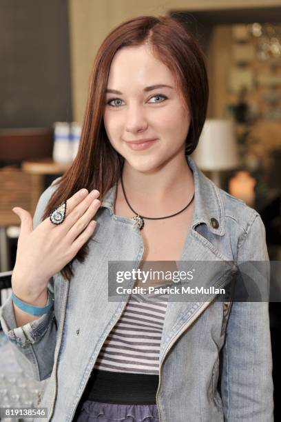 Haley Ramm attends Silver Spoon Presents Oscar Weekend Red Cross Event For Haiti Relief at Interior Illusions on March 3, 2010 in West Hollywood,...