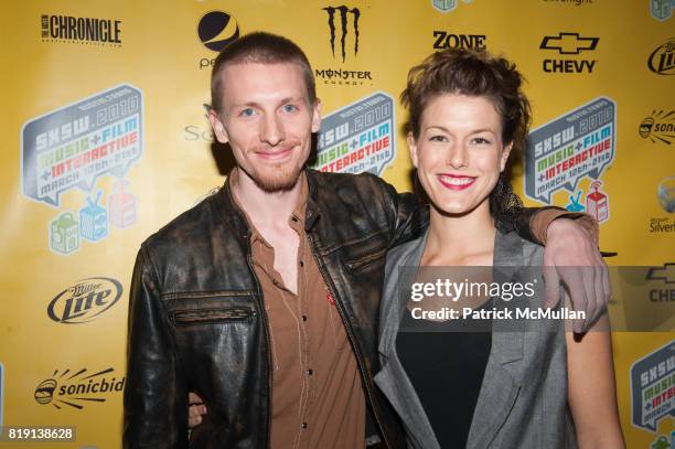 James Hebert and Abbey Carpenter attend Premiere Screening of SKATELAND at SXSW at Paramount Theater on March 16, 2010 in Austin, TX.