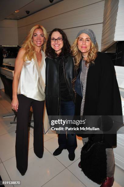 Ramy Sharp, Leslie Gerber Seid and Patti Grabow attend Jacob & Co. Cocktail Party at JACOB & CO on March 3, 2010 in New York City.