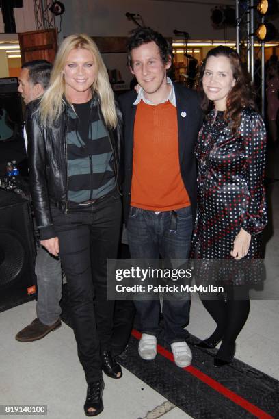 Peta Wilson, Ben Lee and Ione Skye attend MANIFESTEQUALITY OPENING NIGHT PARTY on March 3, 2010 in Hollywood, California.
