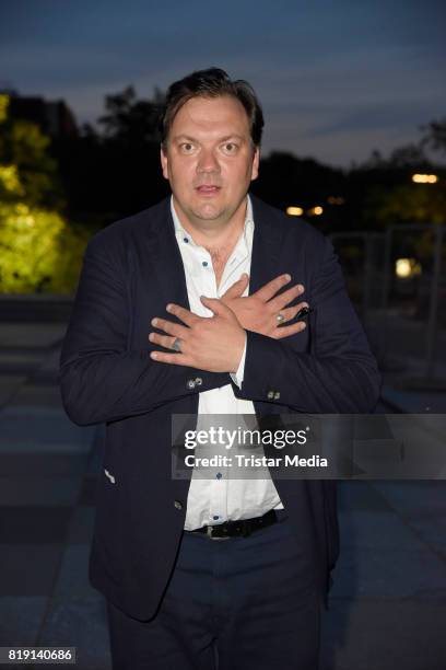 Charly Huebner attends the 'Magical Mystery' Premiere on July 19, 2017 in Berlin, Germany.