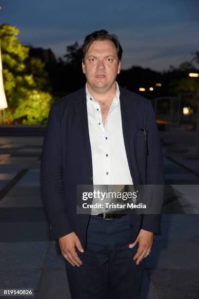 Charly Huebner attends the 'Magical Mystery' Premiere on July 19, 2017 in Berlin, Germany.