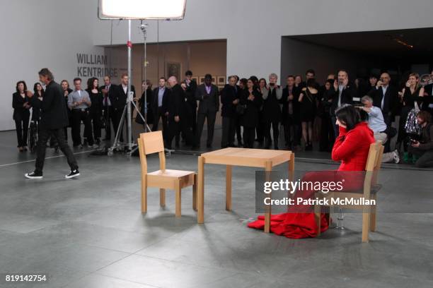 Ulay and Marina Abramovic attend Opening Night Party of "MARINA ABRAMOVIC: THE ARTIST IS PRESENT" at Museum of Modern Art on March 9, 2010 in New...