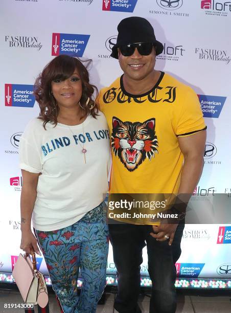 Simone I. Smith and LL Cool J attend A Toast To Summer Hosted By Simone I. Smith at Aloft LIC,NY Hotel on July 19, 2017 in New York City.