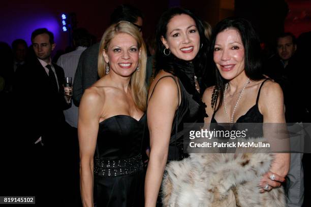 Lisa Pavelka, Celeste Cardin and Jane Scher attend MoMA hosts opening night benefit for THE ARMORY SHOW 2010 at MoMA on March 3, 2010 in New York.