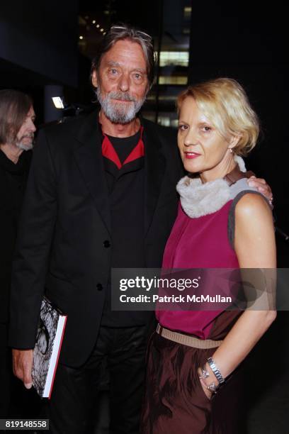 Ulay and Lena Balant attend Opening Night Party of "MARINA ABRAMOVIC: THE ARTIST IS PRESENT" at Museum of Modern Art on March 9, 2010 in New York...